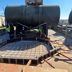 Concrete Tank Base - FFS Refiners - 1